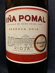  Bilbainas, "Vina Pomal" Reserva, Rioja DOC, 2014
